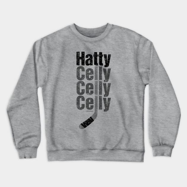 Celly Celly Celly - funny hockey celebration Crewneck Sweatshirt by eBrushDesign